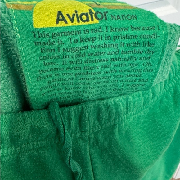 Aviator Nation Smiley 2 Sweatpant in Kelly Green - Picture 9 of 9